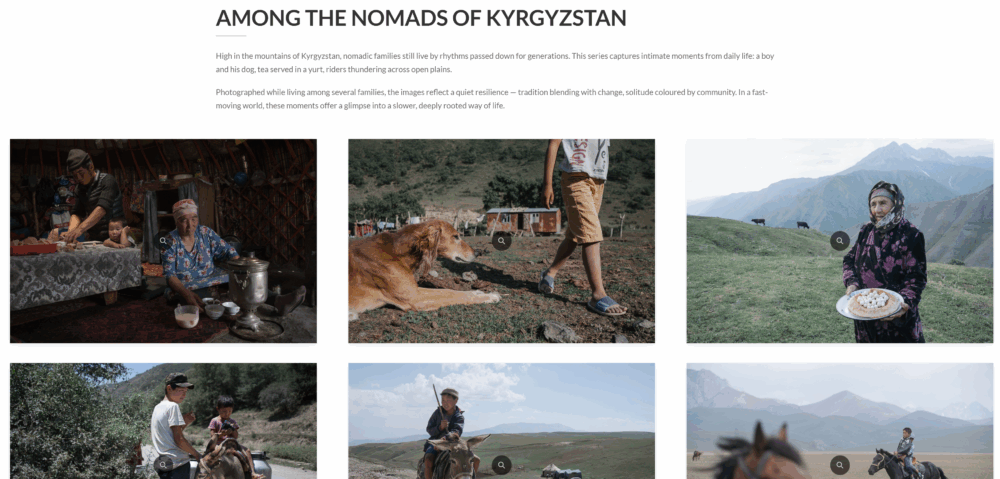 New portfolio: Among the Nomads of Kyrgyzstan